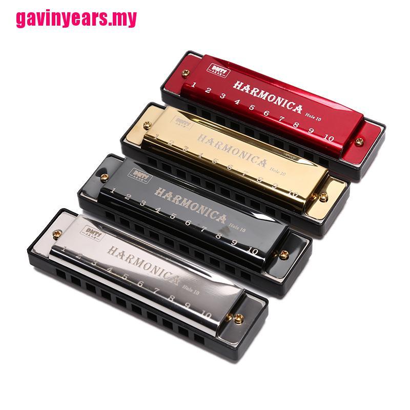 Kèn Harmonica 10 Lỗ Dành Cho Người Mới Bắt Đầu Học