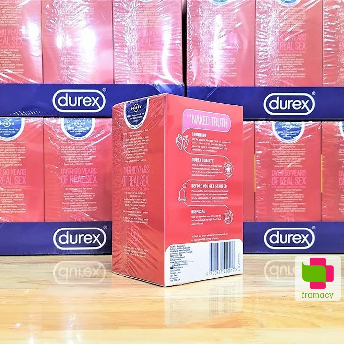 Bao Cao Su Durex Fetherlite, Úc (30c) giúp quan hệ an toàn, tăng khoái cảm cho nam giới