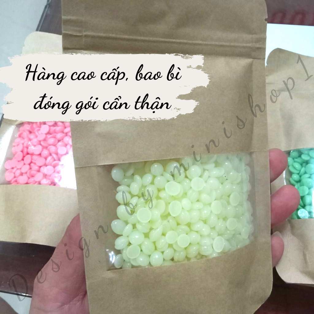 500G Sáp wax lông nóng cao cấp handmade, wax lông nách tay chân, sáp wax ria mép túi 500g