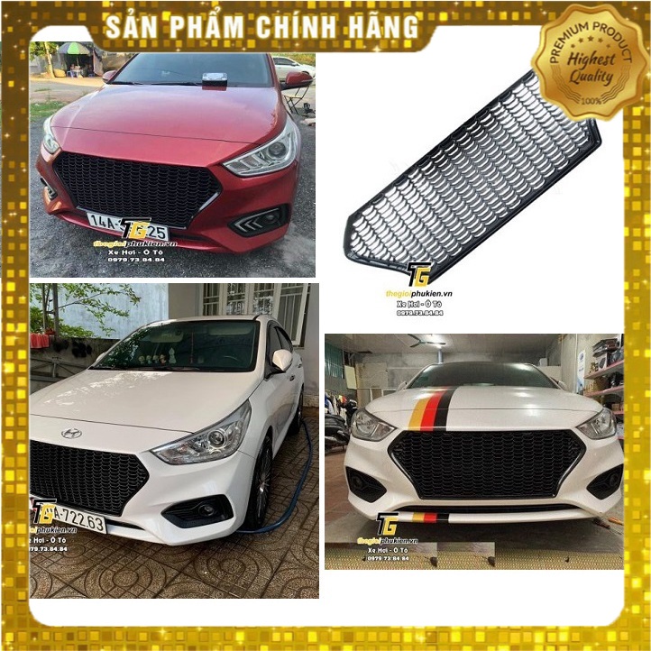 Mặt Calang, Ca lăng độ cho Hyundai Accent 2018-2020 mẫu lưới