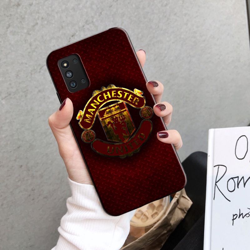 Ốp Điện Thoại Mềm Hình logo FC Manchester United Cho Samsung Galaxy A9 A8 A7 A6 A8 + A6 + Plus 2018 Quantum 2 M20 M30 YN76 Mới