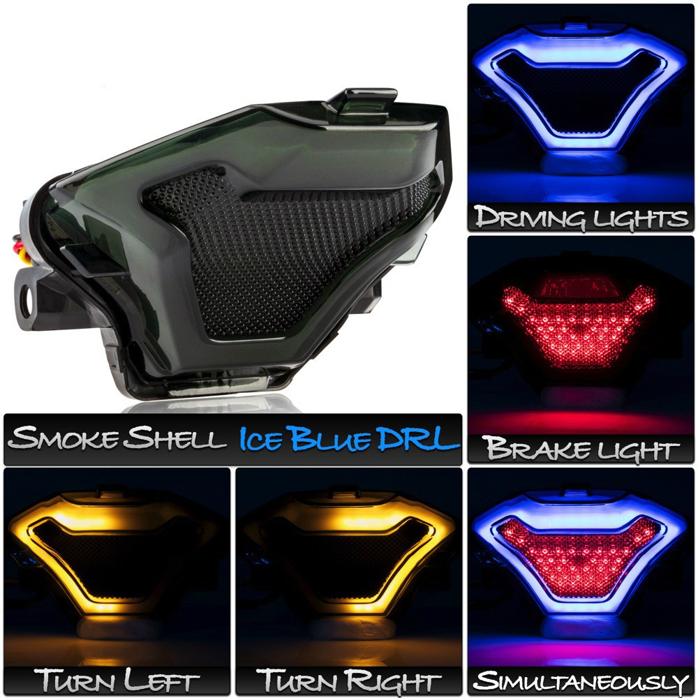 Bộ Đèn Phanh / Xi Nhan / Đèn Xi Nhan Gắn Đuôi Xe YAMAHA R3 r25 MT03 MT-07 MT25 FZ-07 Y15ZR LC150 r25 mt07 rs150 y15 v2 lc135 v1