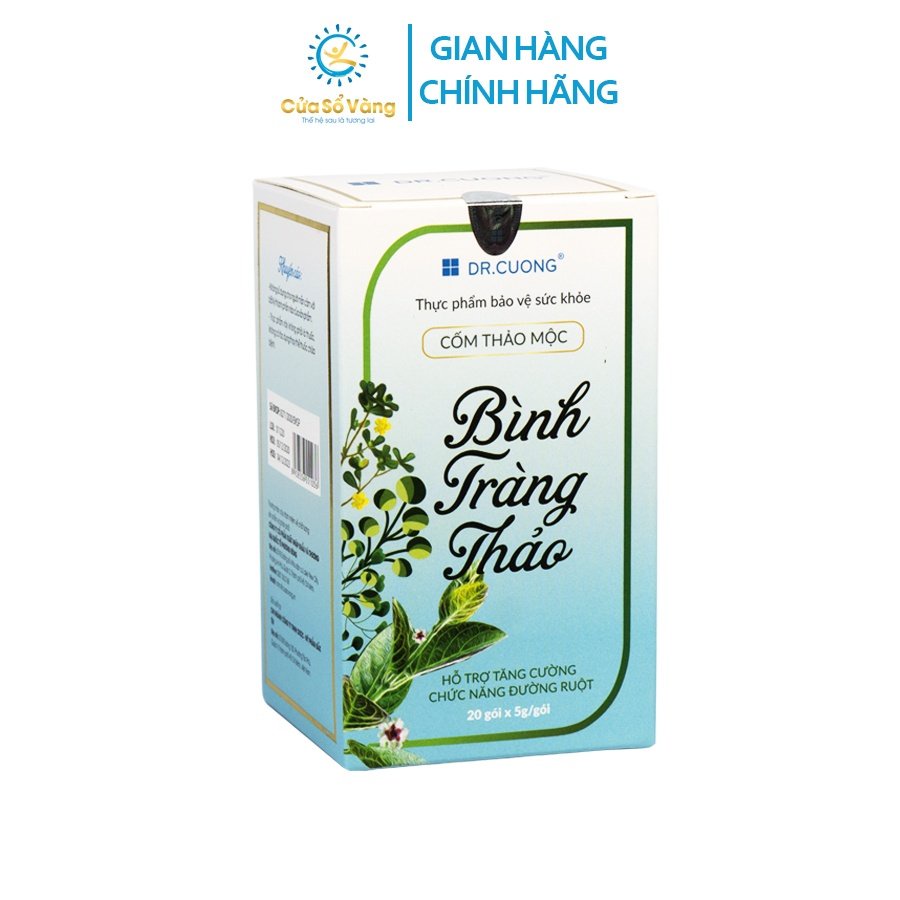 Bình Tràng Thảo Cửa Sổ Vàng Official – Tăng Cường Chức Năng Đường Ruột & Hỗ Trợ Tiêu Hóa 20 gói / hộp
