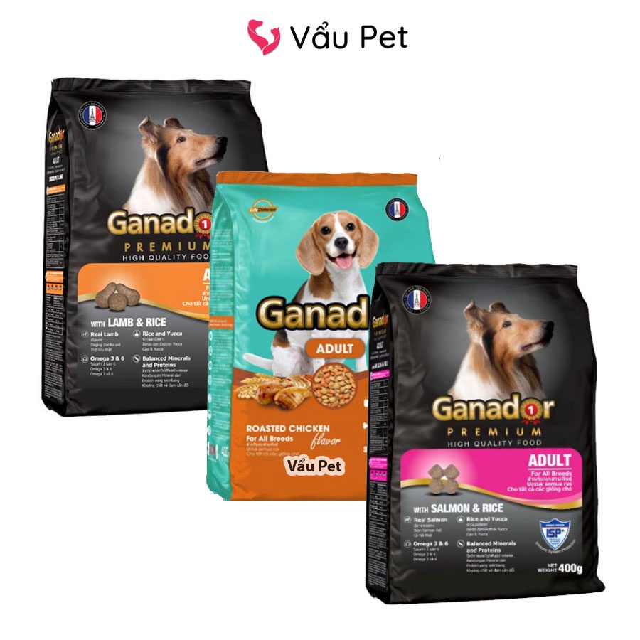 Thức ăn cho chó Ganador Adult 400g - Hạt cho chó trưởng thành Vẩu Pet Shop