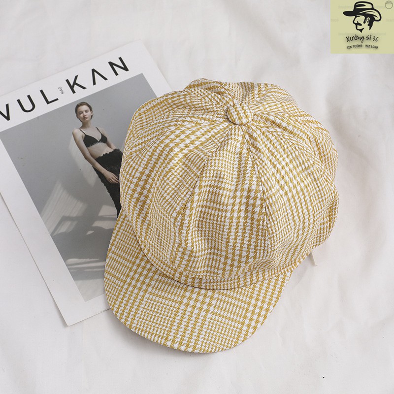 Mũ nồi Beret hình bát giác siêu dễ thương, Nón Beret tiểu thư phong cách Hàn Quốc - Nhiều màu