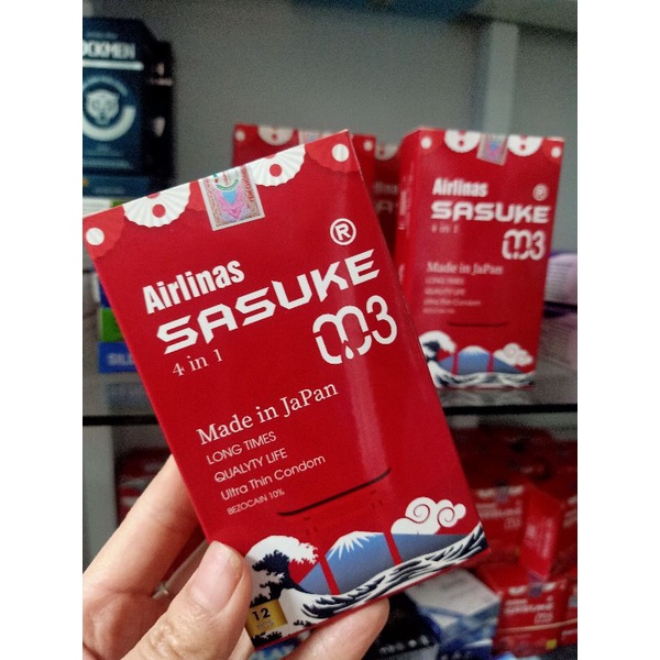 Bao Cao Su SASUKE 003 Nhật chuẩn chính hãng. Gân gai,Siêu mỏng,kéo dài thời gian