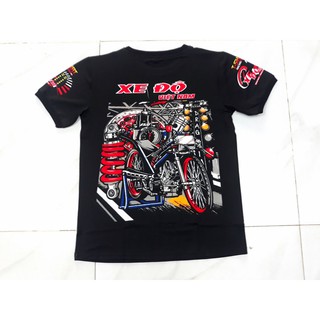 Áo Thun Xe Độ Việt Nam ( Vải Thun Lạnh Co Giản 4 Chiều ) Logo Trên Áo Bảo Hành Không Bung Tróc