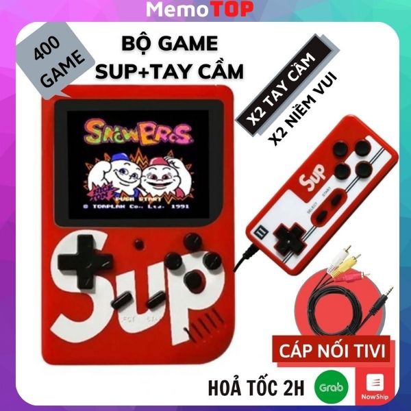 Máy Chơi Game Sup 400 Game Mario, Contra, Tank,.. Kèm Tay Cầm Chơi Game 2 Người MEMOTOP