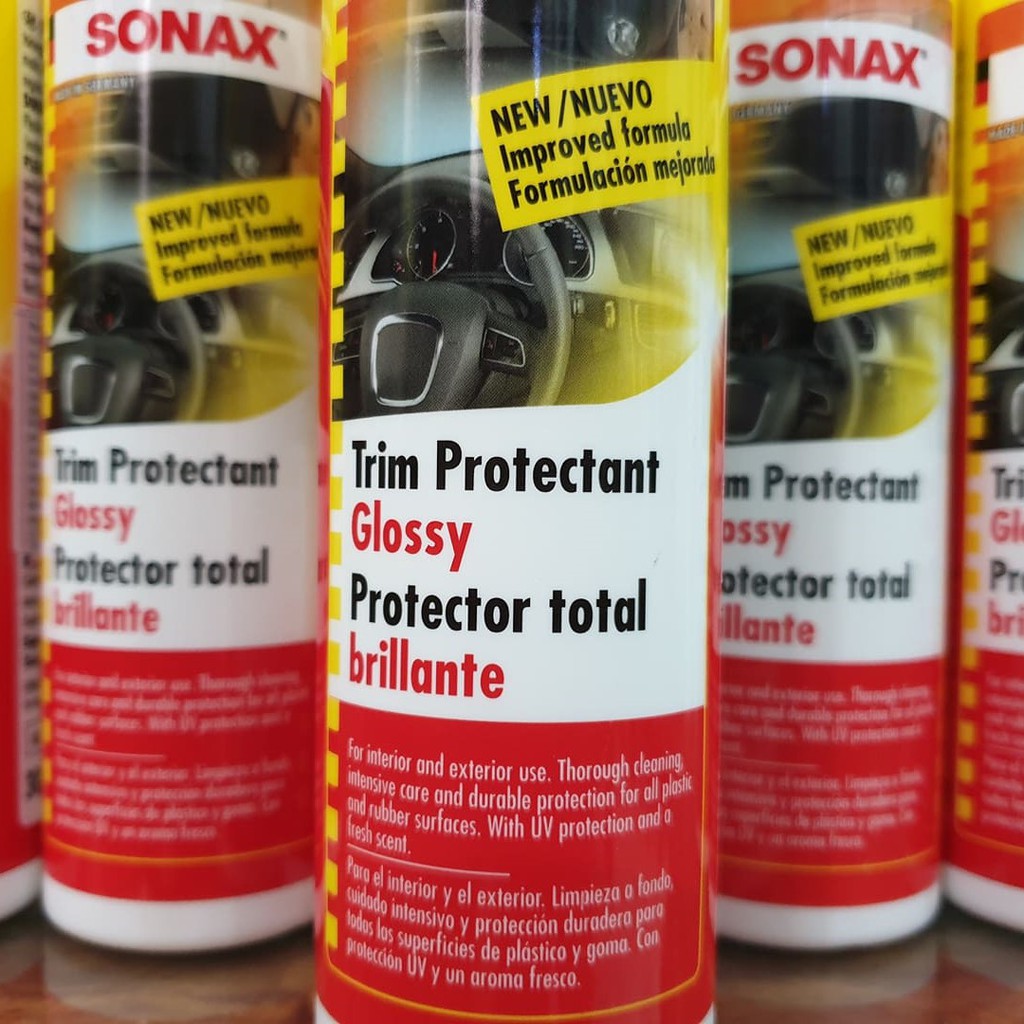 Làm sạch, bảo dưỡng nhựa và cao su Sonax Trim Protectant Glossy 300ml