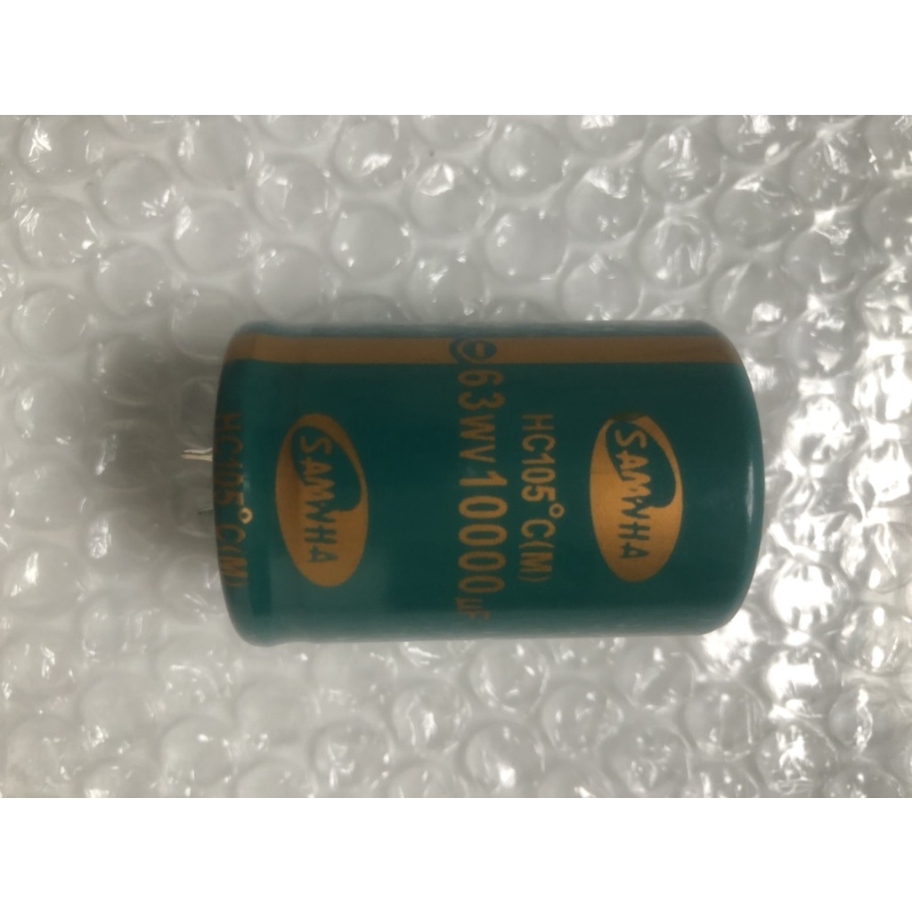 TỤ LỌC NGUỒN AMPLY 63V- 10000 µF-SAMWHA THƯỜNG