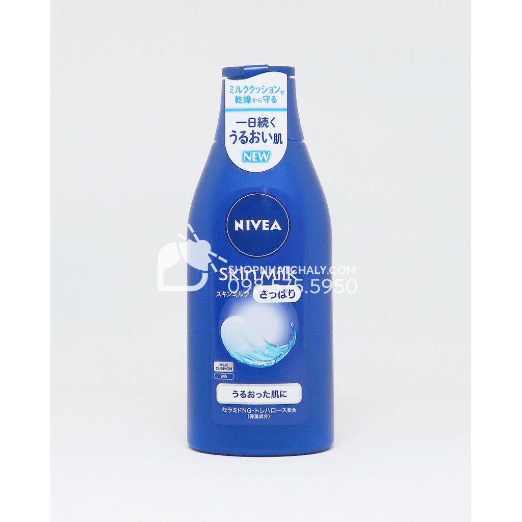 Sữa dưỡng thể cấp ẩm Nivea Nhật nội địa mẫu mới nhất vừa về. Mua trực tiếp tại Nhật đủ bill. Giá sale cực tốt