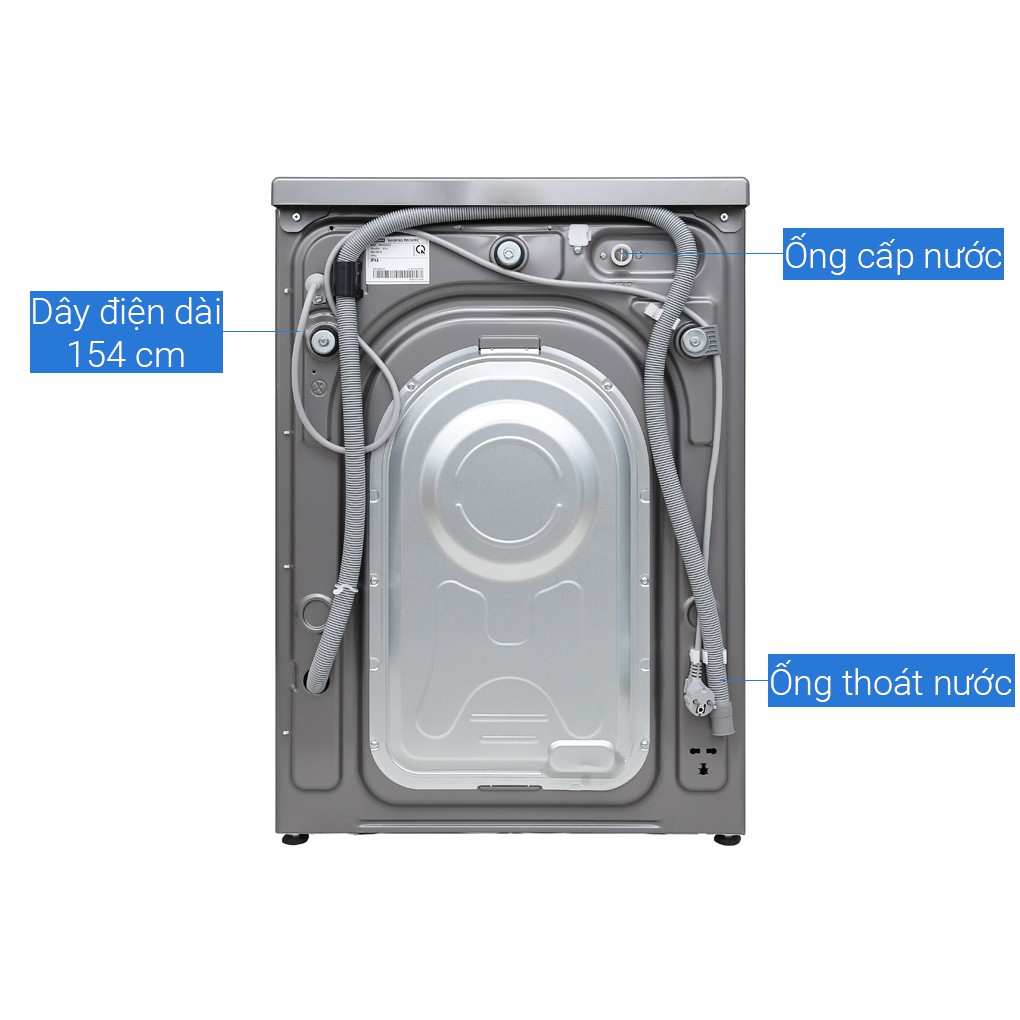 [ VẬN CHUYỂN MIỄN PHÍ KHU VỰC HÀ NỘI ]  Máy giặt Samsung cửa ngang 10kg màu xám bạc WW10K54E0UX/SV-01