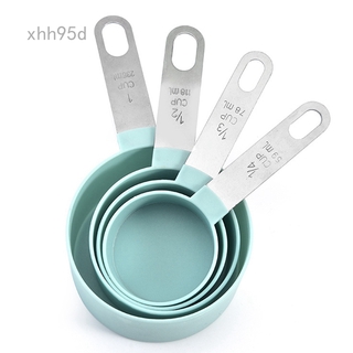 Set 4 Muỗng Đo Lường Làm Bánh Bằng Thép Không Gỉ Xhh95d