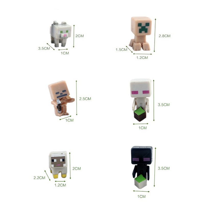 Mô Hình Nhân Vật Minecraft Minifigures [Gửi Ngẫu Nhiên 1 Nhân Vật]