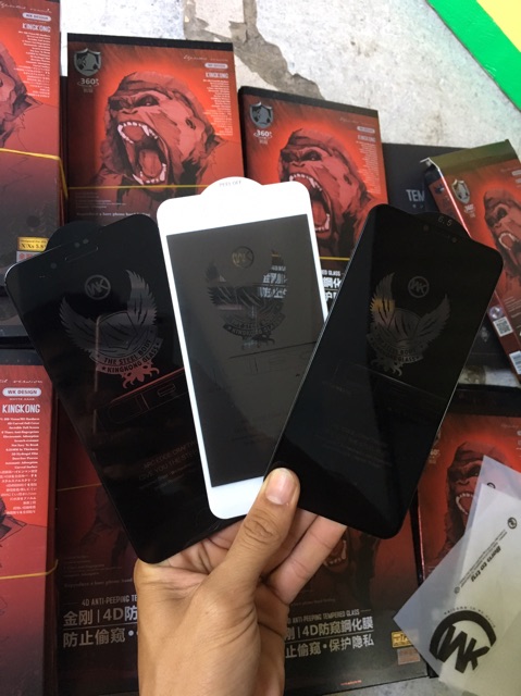 Kính cường lực chống nhìn trộm iphone chính hãng WK kingkong | WebRaoVat - webraovat.net.vn