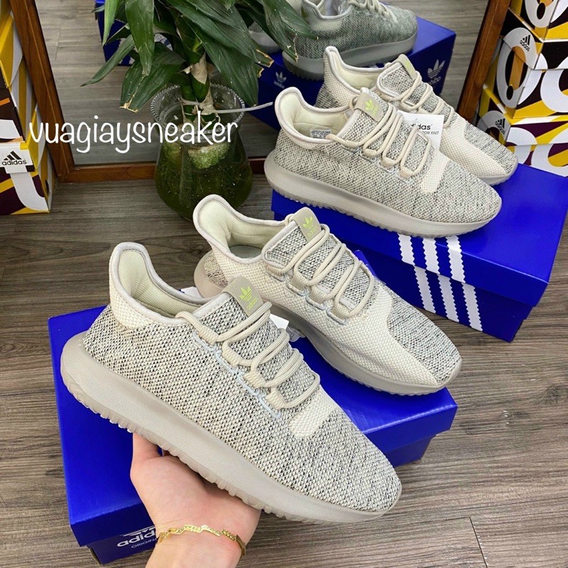 (Video cận cảnh) Giày thể thao sneaker tubular shadow kem