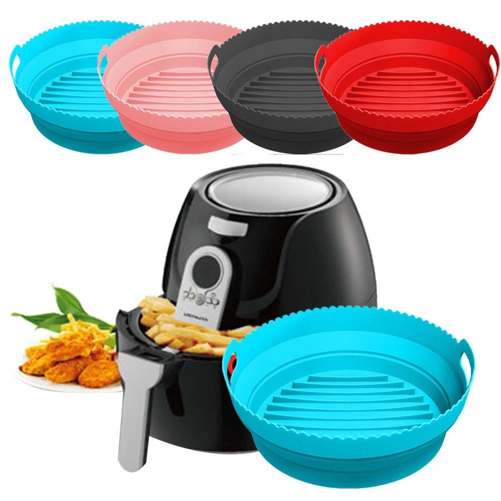 CONOPERY Giỏ Silicone Tròn Đựng Bánh Pizza Có Thể Tái Sử Dụng