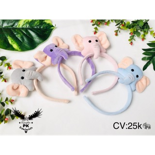 Băng đô cài tóc hình voi con so cute🐘