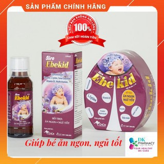 ✔️[100% Chính Hãng] Siro EBEKID - Bé Ăn Ngon, Ngủ Tốt, Hết Biếng Ăn, Tăng Cường Hấp Thu, Tăng Cường Hệ Miễn Dịch