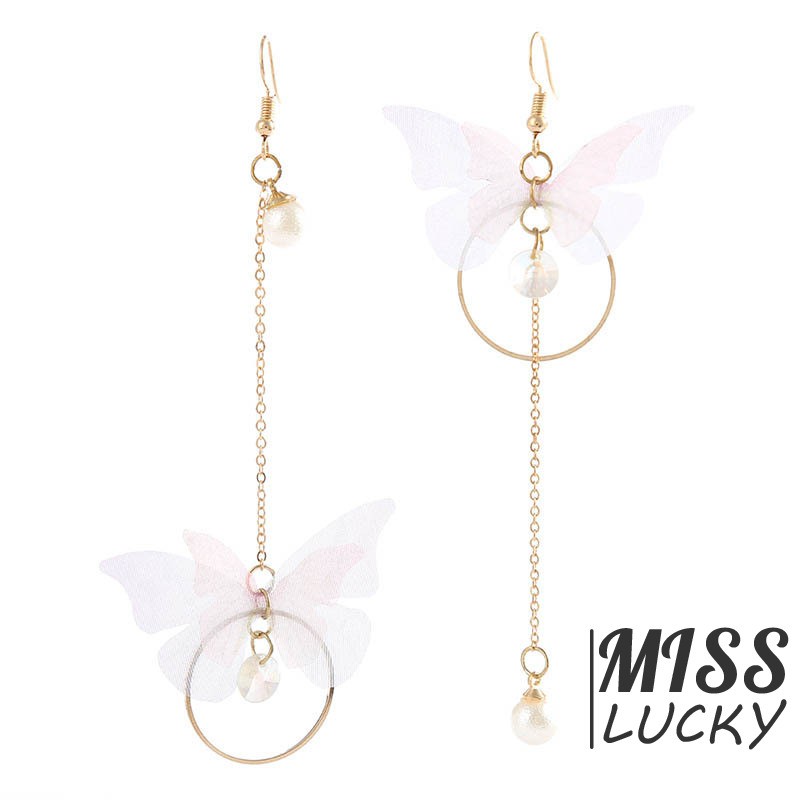 Khuyên tai nữ kiểu dáng không đối xứng thời trang cá tính