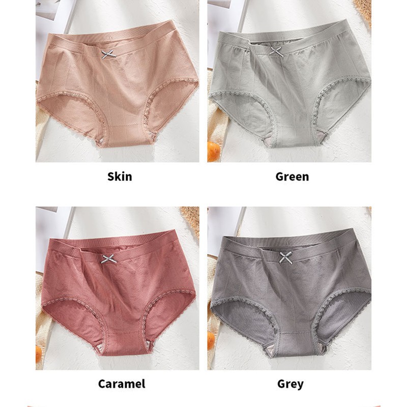 Quần lót cotton Aoweinisi mềm mại thoải mái cho nữ
