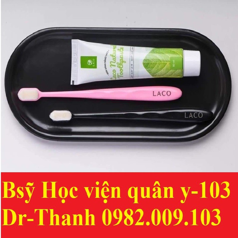Combo Bàn chải + Kem đánh răng hữu cơ Kichi+LACO dành cho răng ê buốt, nhạy cảm, bảo vệ men răng giúp trắng sáng răng