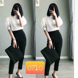 Quần học sinh, quần baggy, công sở chất tuyết mưa đứng phom