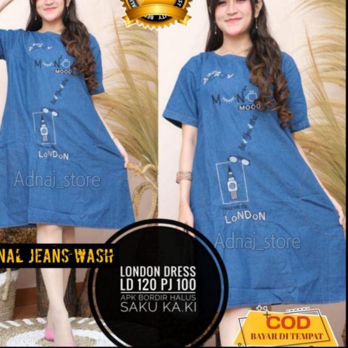 Shopee Đầm Jean / Đầm Jean Nữ S51 / Đầm Levos / Đầm jumbo size Lớn / Quần Jean Negligee / Negligee levis - Sẵn Sàng Gửi Quà Tặng