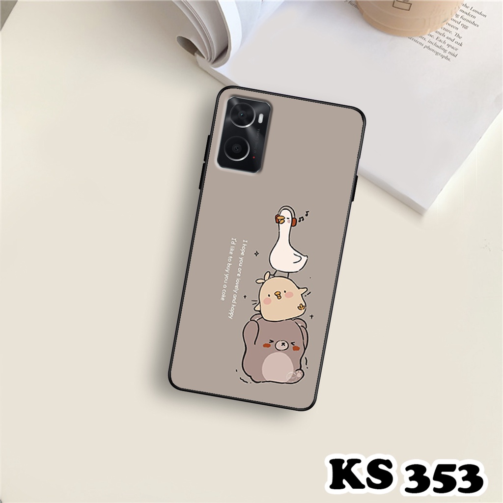 Ốp lưng Oppo A36 - Oppo A76 - Ốp in hình Cat&amp;Bear đáng yêu - Chất liệu TPU siêu bền