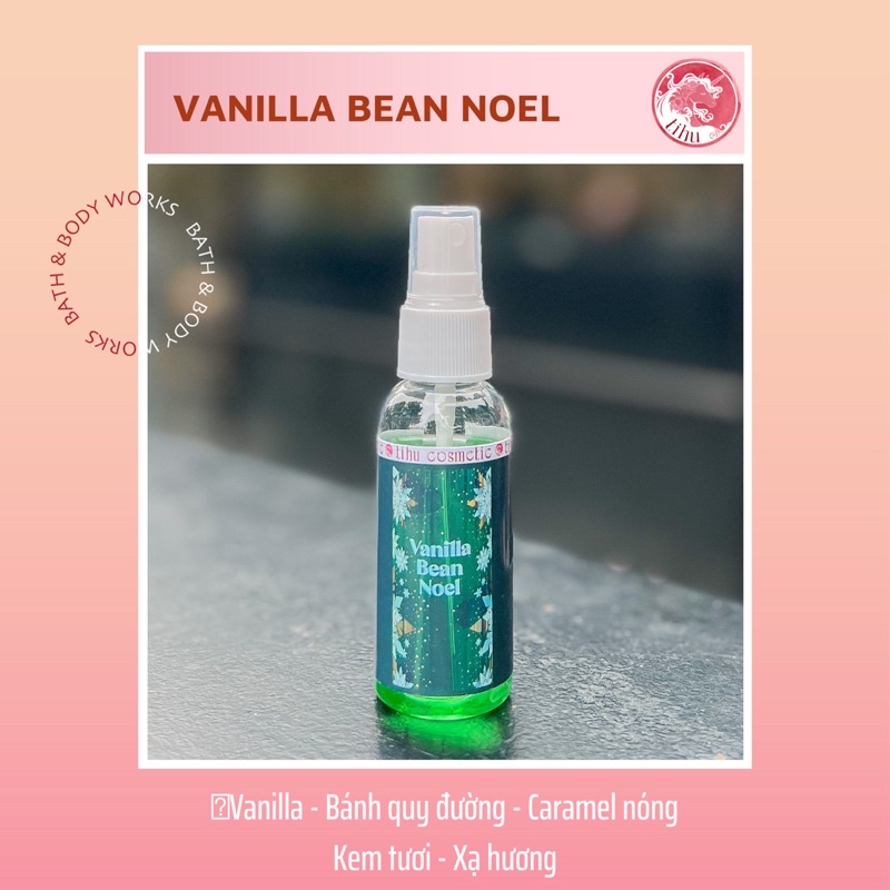 Xịt thơm hương nước hoa loại nhỏ 10ml - 30ml - 50ml Limited mùa Noel