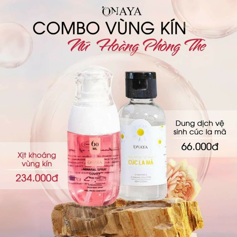 XỊT KHOÁNG CHO VÙNG KÍN ONAYA 60ML