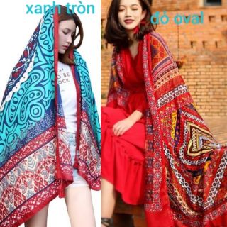 [Nam Định] Khăn thổ cẩm đi biển.