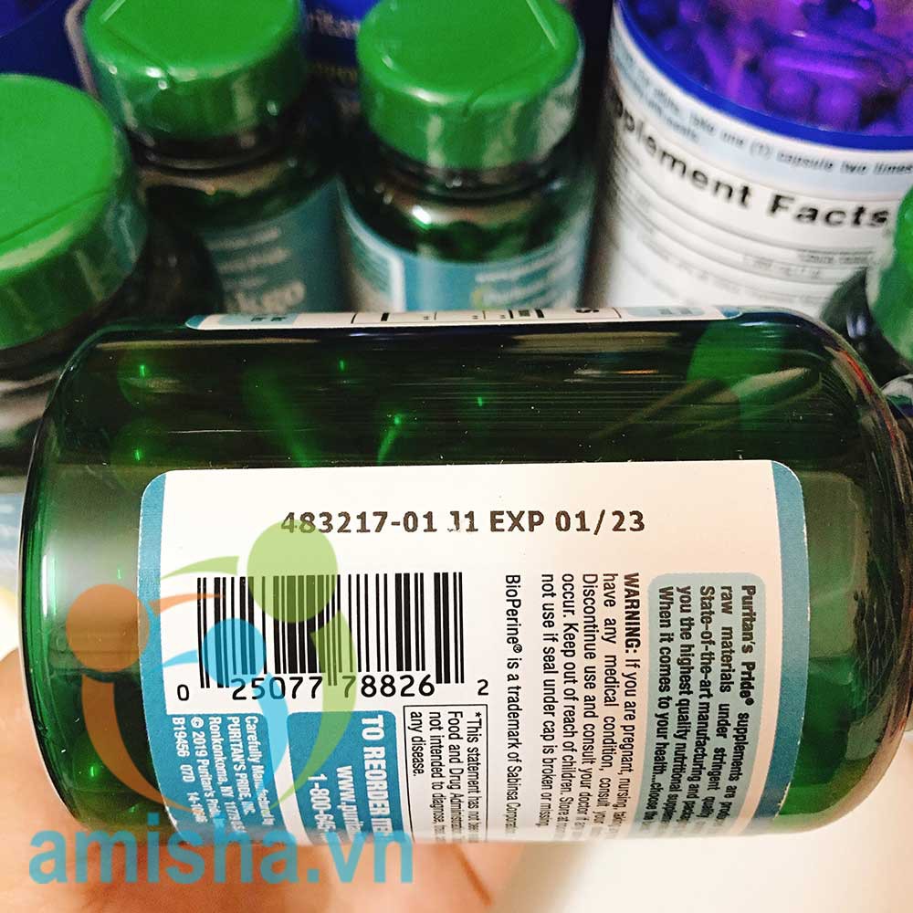 Tinh Chất Nghệ Vàng Curcumin Puritan's Pride 500mg-1000mg Của Mỹ | BigBuy360 - bigbuy360.vn