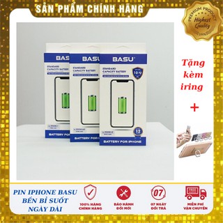 [ BẢO HÀNH 12 THÁNG] PIN IPHONE BASU  – BỀN BỈ SUỐT NGÀY DÀI