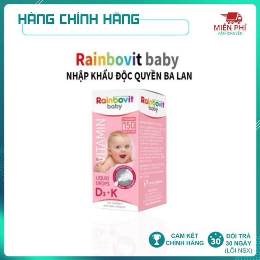 VITAMIN D3 + K RAINBOVIT BABY 30ML - NHẬP KHẨU BA LAN