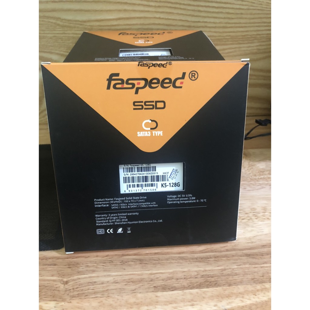 SSD 2.5 FASPEED K5 128GB NEW FULLBOX | BigBuy360 - bigbuy360.vn