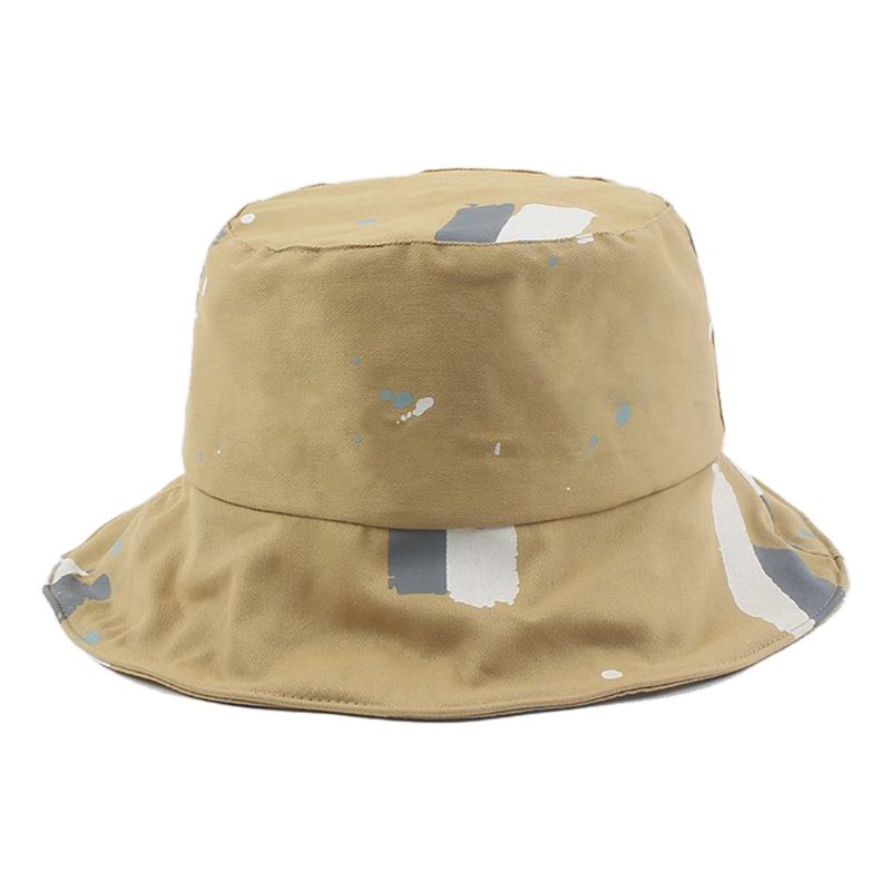 Nón Tai Bèo Vành Rộng In Họa Tiết Graffiti Phong Cách Harajuku Thời Trang Unisex