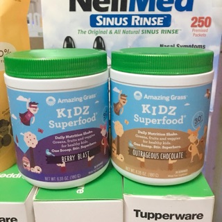 Bột Siêu Thực Phẩm Hữu Cơ Cho Bé Amazing Grass Kidz SuperFood