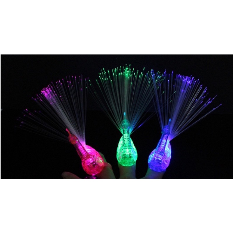 [ Rẻ Vô Địch ] Đồ Chơi Phát Sáng Con Công Dễ Thương, Nhẫn Đeo Tay Phát Sáng Con Công Cho Bé.