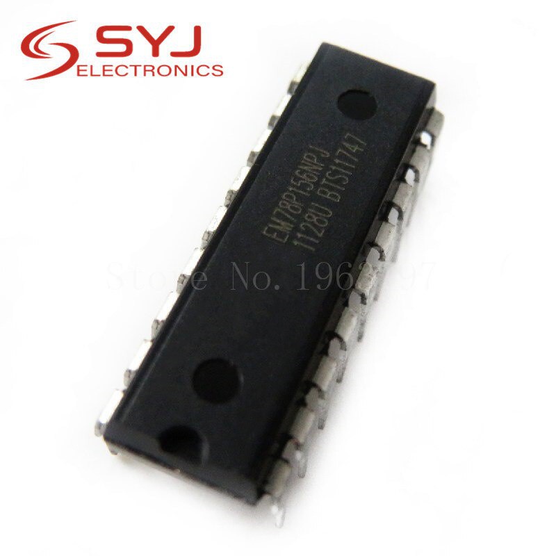 5 Cái / lốc EM78P156NPJ DIP-18 EM78P156ELPJ -G Còn Hàng