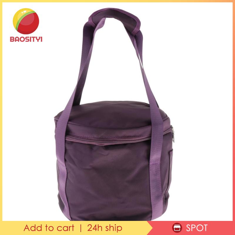 12inch Portable Crystal Singing Bowl Carry Case Travelling Bag Purple