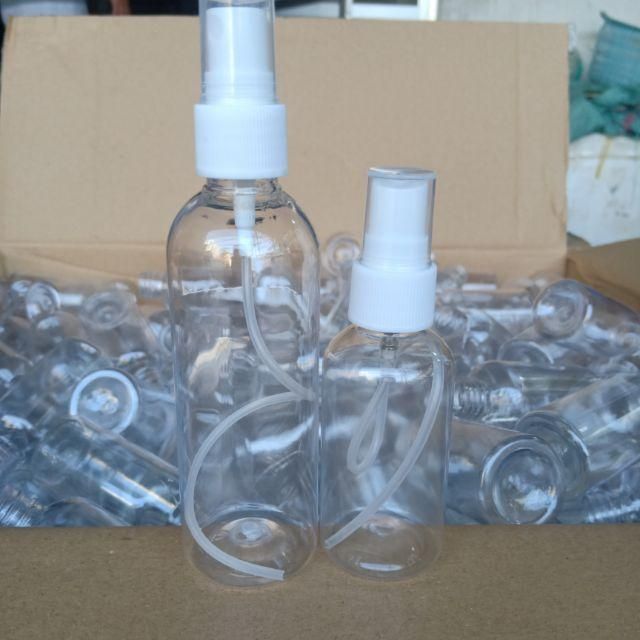 Chai Xịt Phun Sương 50ml, 100ml Trong Suốt