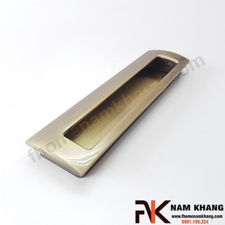 Tay nắm âm tủ màu đồng rêu NK106 (Màu đồng rêu)