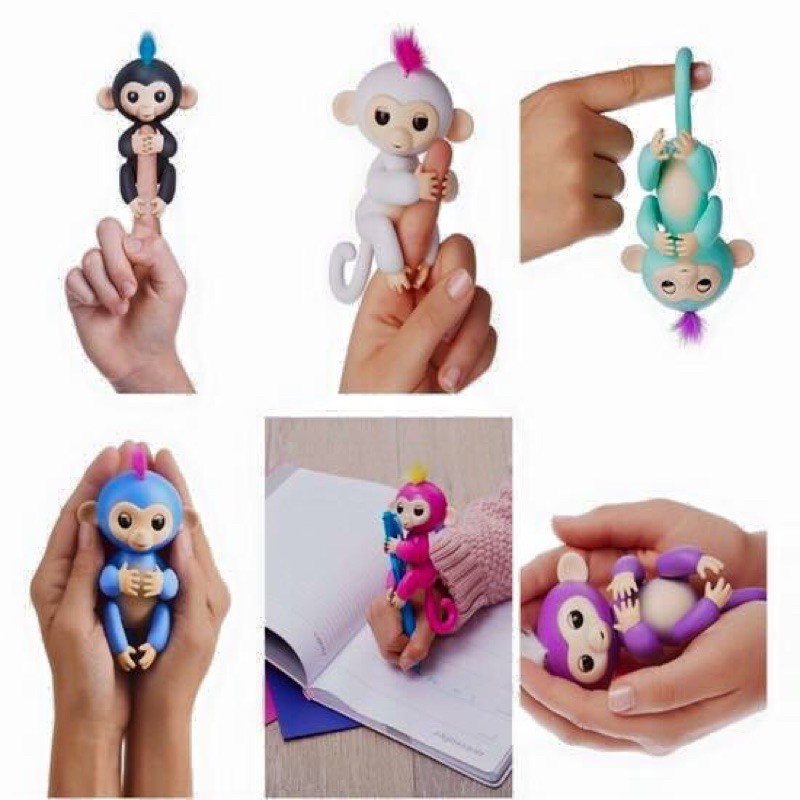 1 chú Khỉ đeo ngón tay thông minh