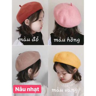 Mũ nồi dạ ép cho bé