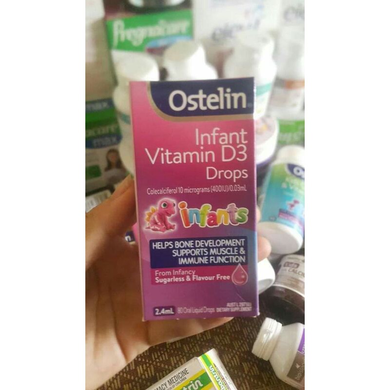 vitamin D3 drops cho trẻ từ sơ sinh