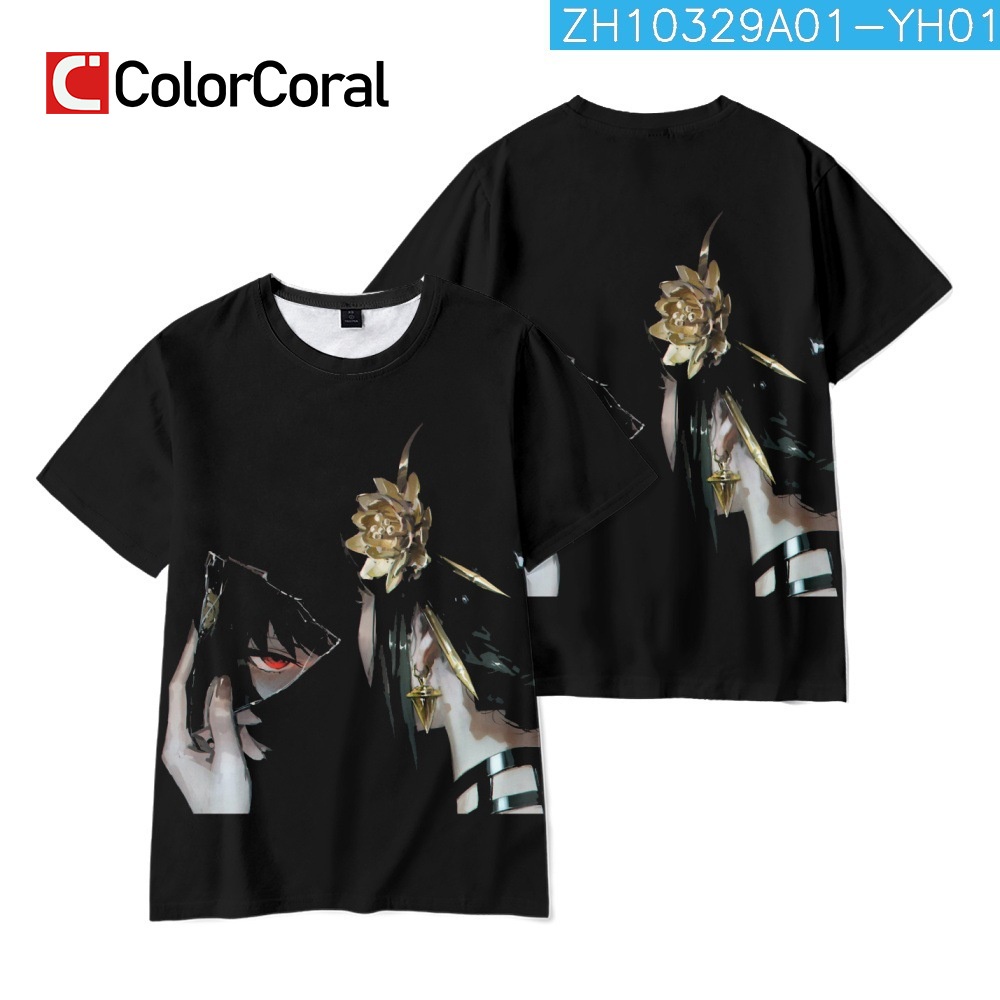 Áo Thun Tay Ngắn Dáng Rộng In Họa Tiết Anime Spy X Family Anya Phong Cách Harajuku Gothic Dễ Thương Cho Nam Và Nữ