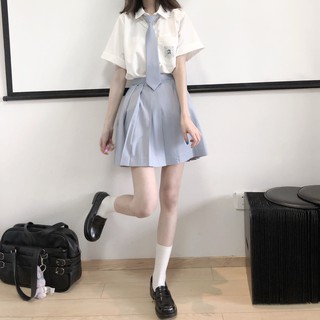 [Pink Savior] Váy JK cao cấp siêu mướt mịn màu blue