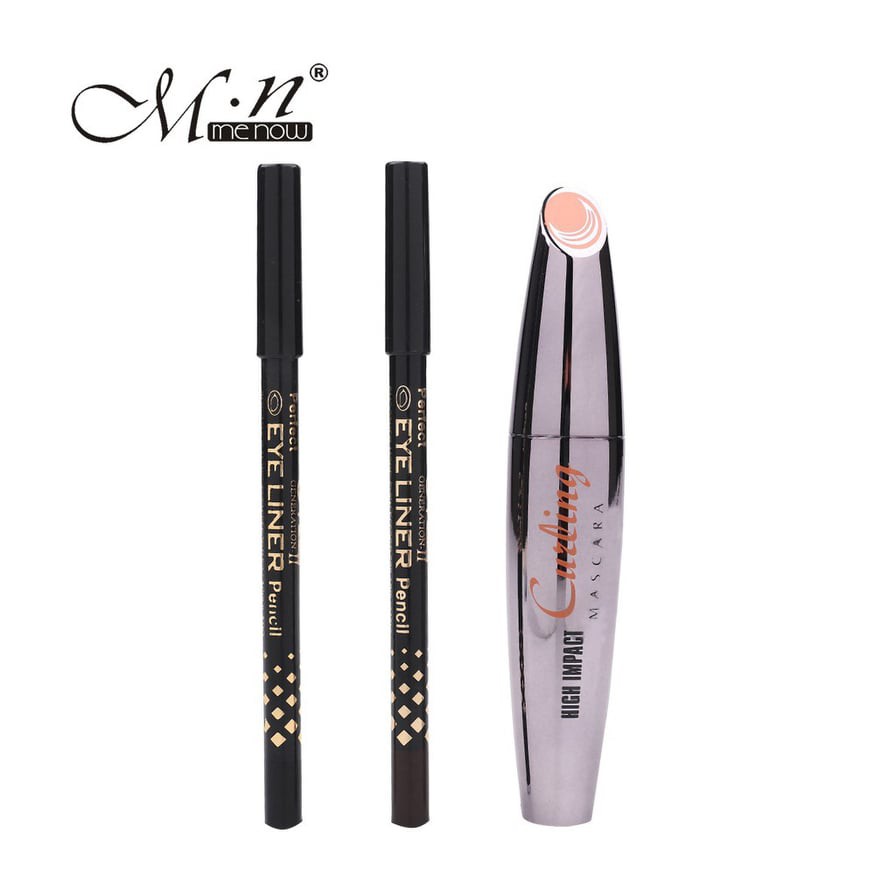 Bộ Trang Điểm Mắt 3 Món (Mascara Chuốt Mi Và Chì Kẻ Viền Mắt Eyeliner Nâu + Đen) | BigBuy360 - bigbuy360.vn