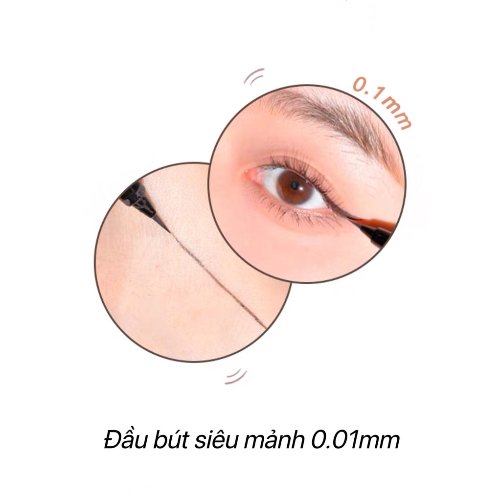 Bút kẻ mắt COLOR SCHOOL Bright Eyes Very Thin Eyeliner HOLD LIVE Ink rhyme poetry HL299 HLIV35 CS015 COLO04